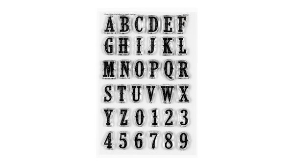 Stamp Set : 4×6 Desolation Alphabet , 1 of 3