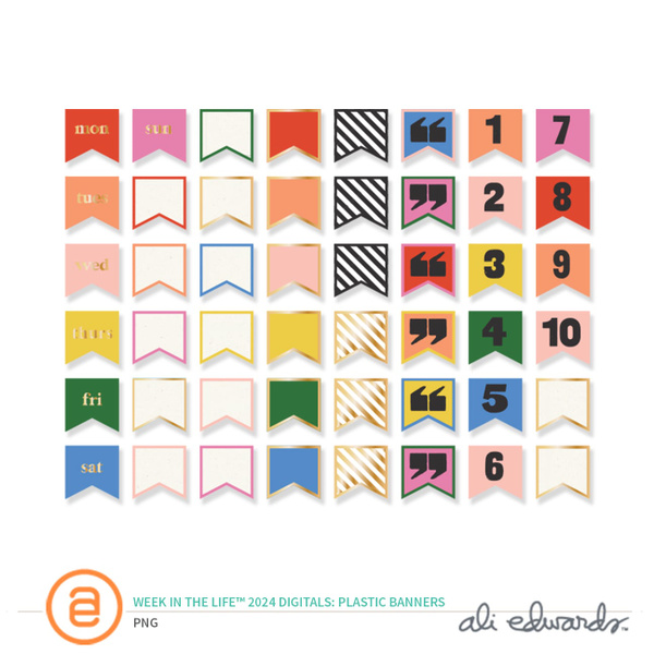 Week In The Life™ Digital 2024 Plastic Banners, 1 of 1