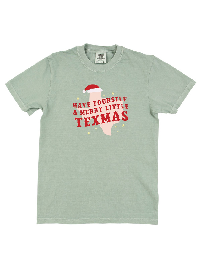 Merry Little Texmas Christmas Western Tee - Bay, 2 of 2