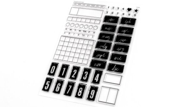 Stamp Set : 6×8 Monthly Planner, 2 of 5