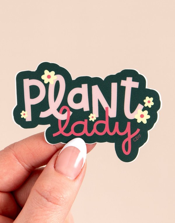 Plant Lady Decal Sticker , 1 of 2