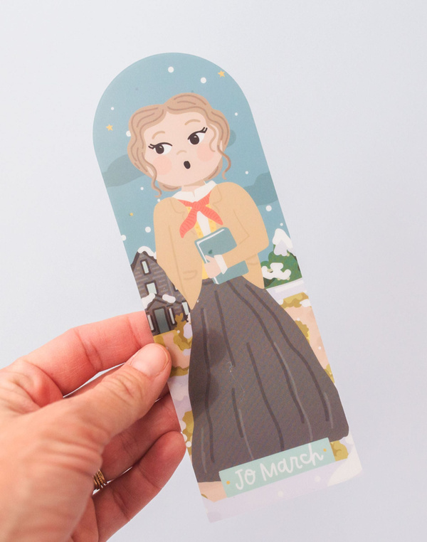 Little Women Jo March Transparent Bookmark, 1 of 4