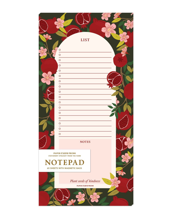 Pomegranate Notepad, 1 of 2