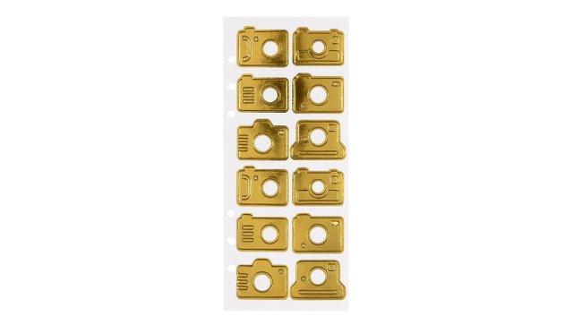 Color Theory Chipboard Cameras - 24K, 1 of 2
