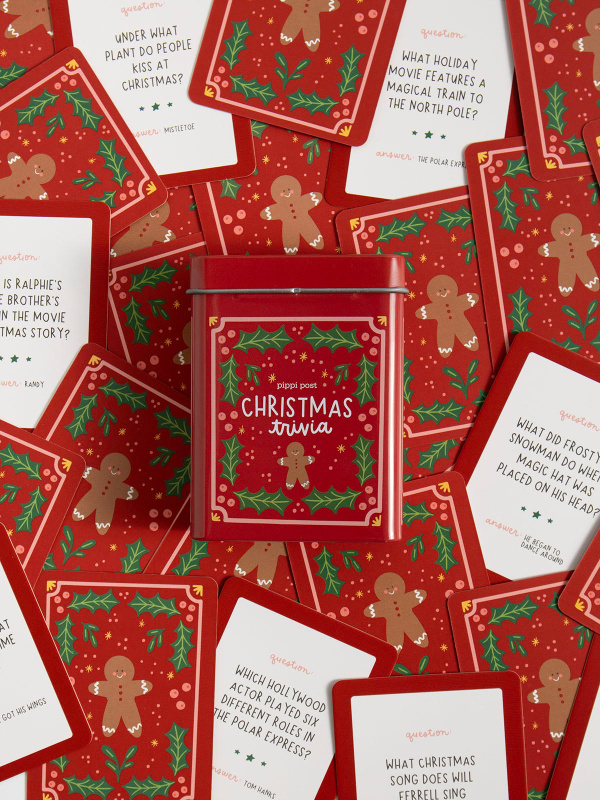 Christmas Trivia Game - Deck of Cards + Storage Tin, 7 of 8