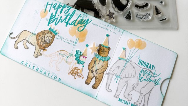 Stamp Set : 6×8 Party Animals, 5 of 6
