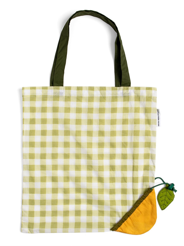 Orange Foldable Market Tote Bag, 1 of 3