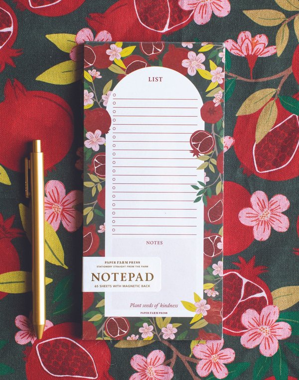 Pomegranate Notepad, 2 of 2
