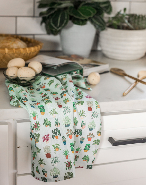 Houseplants Kitchen Towel, 1 of 4