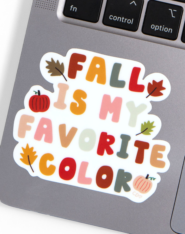 Fall Is My Favorite Color Decal Sticker, 2 of 2