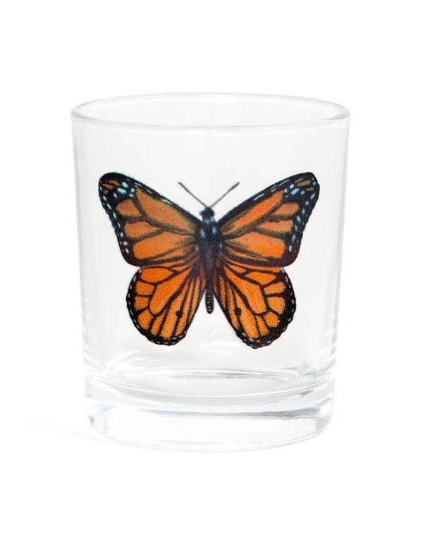 Monarch Butterfly 7.5oz Short Juice Glass, 4 of 4