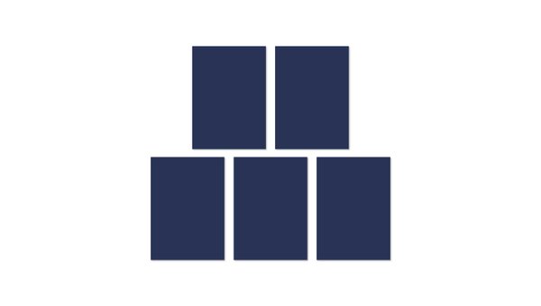 Color Collective 5×7 Cardstock Sticker Paper - Navy, 1 of 3