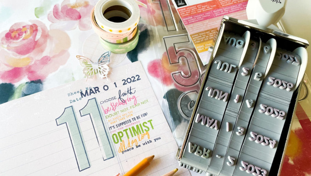 Mega Date Stamp - Heidi Classic, 5 of 7