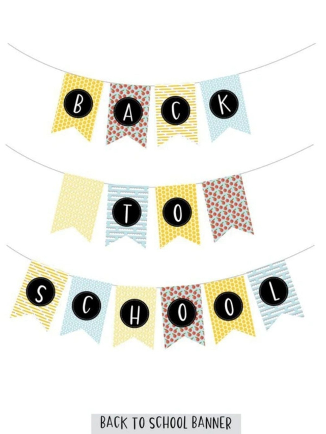 Back To School Digital - Printable Party Pack	, 3 of 6
