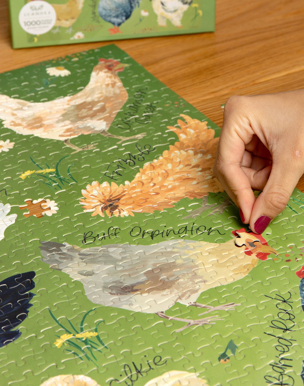 Chicken Meadows - 1,000 Piece Jigsaw Puzzle, 5 of 7