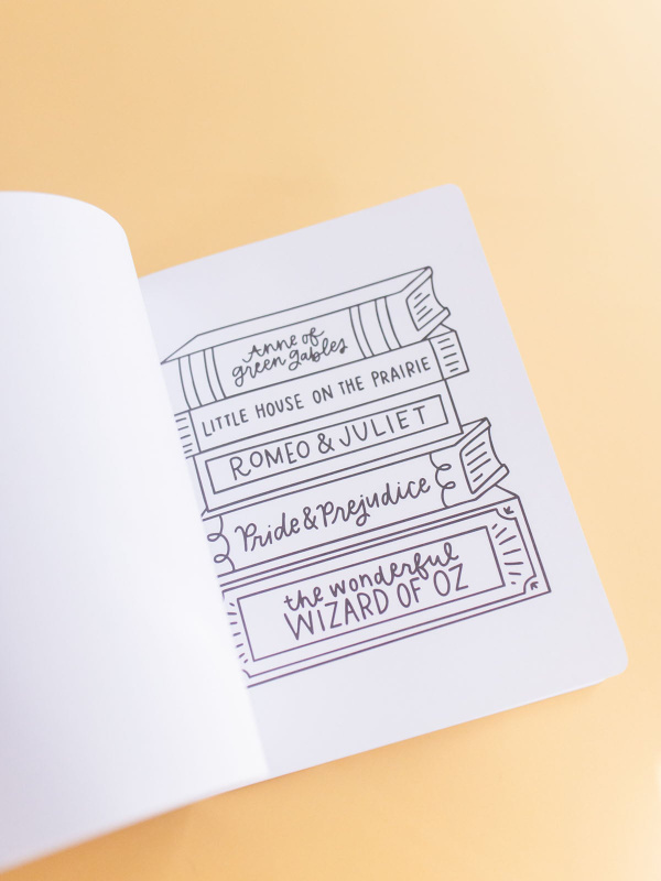 Literary Lover Coloring Book, 5 of 9