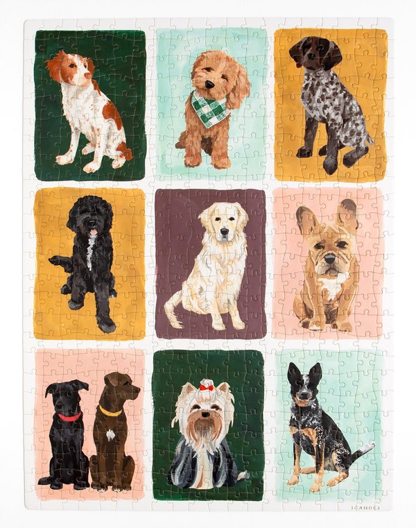 Furry Friends Dogs Grid - 500 Piece Jigsaw Puzzle, 4 of 7
