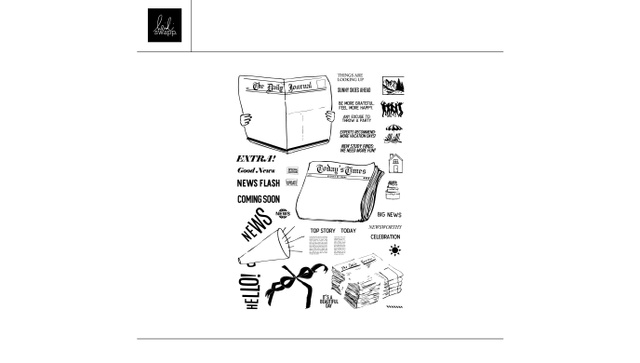 Digital Stamp Society 6×8 Stamp Set - July 2025, 1 of 1