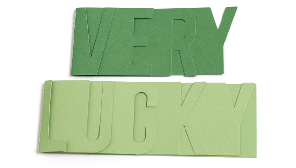 Color Collective Word Stacks - Lucky, 2 of 3