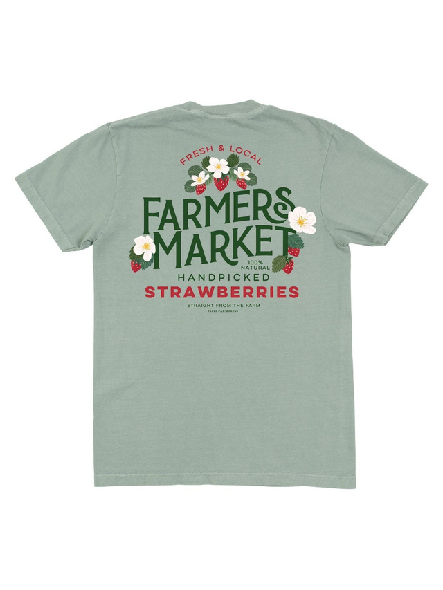 Strawberry Patch Farmers Market Tee - Bay, 6 of 7