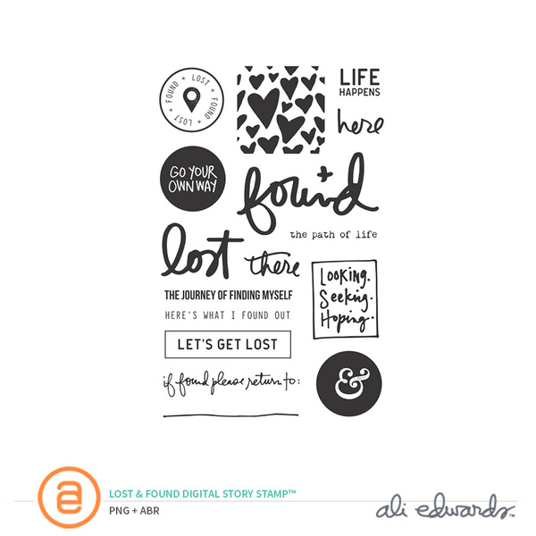 Lost & Found Digital Story Stamp™, 1 of 1