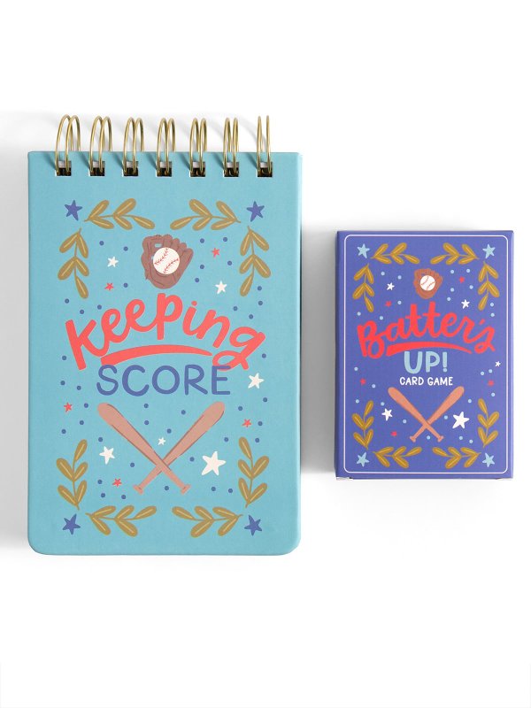 Batter's Up Card Game + Scorekeeping Notebook, 6 of 8
