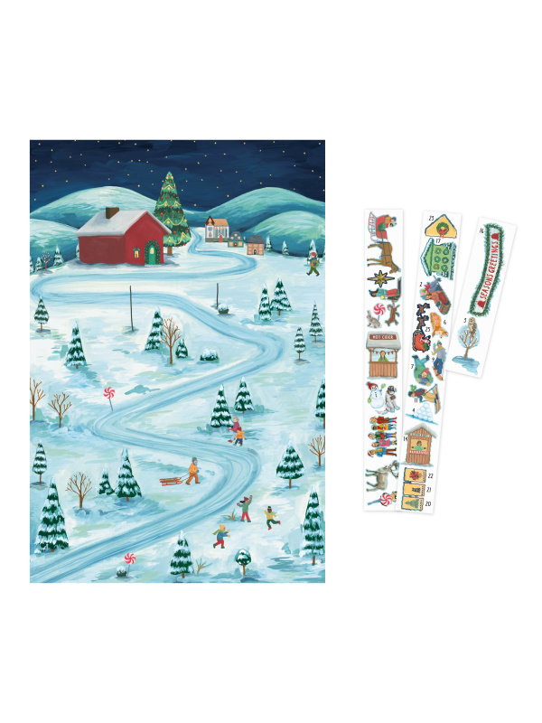 Christmas Countdown XL Advent Calendar - Winter Slopes, 4 of 4