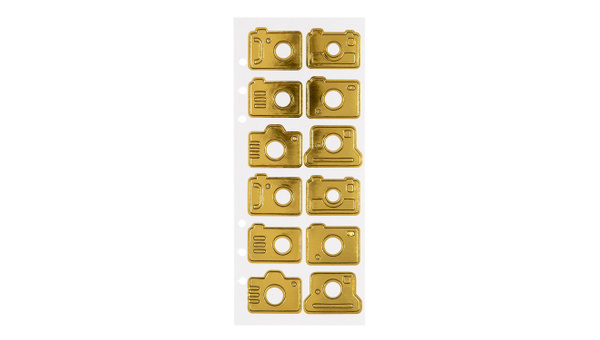 Color Theory Chipboard Cameras - 24K, 1 of 2