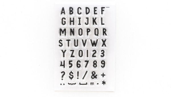 December Daily® 2025 Alphabet 4×6 Stamp Set, 1 of 3