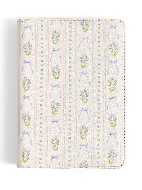 Blue Floral & Bows Kindle Paperwhite 12 Case with Handle, 1 of 2