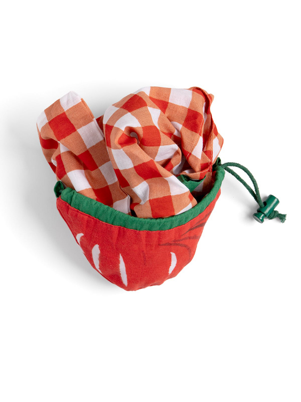 Tomato Foldable Market Tote Bag, 3 of 3