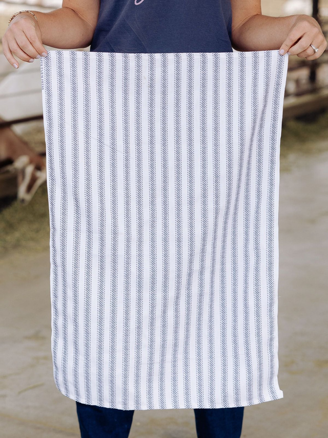 Farm Stripe Tea Towel, 3 of 6
