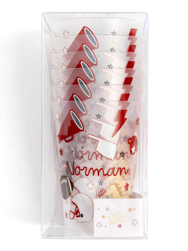 Norman Football Game Day 16oz Stadium Cups, 2 of 3