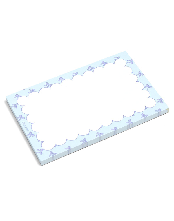Blue Bows Notepad, 2 of 2