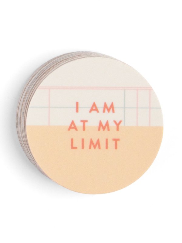 I Am At My Limit Decal Sticker, 1 of 1