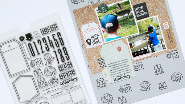 Hello Adventure Stamp Kit, 3 of 6