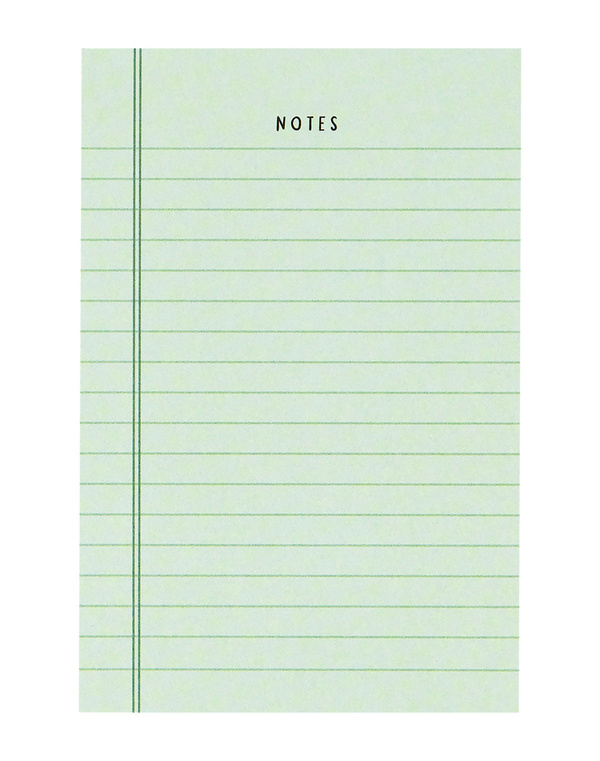 Green Notes Notepad, 2 of 3