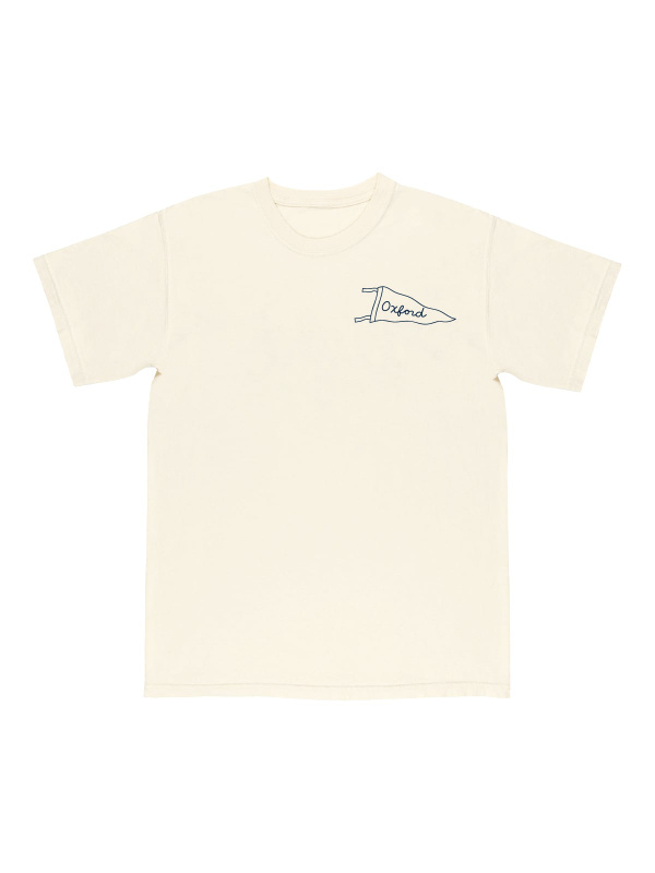 Oxford Football Game Day Tee - Ivory, 5 of 5