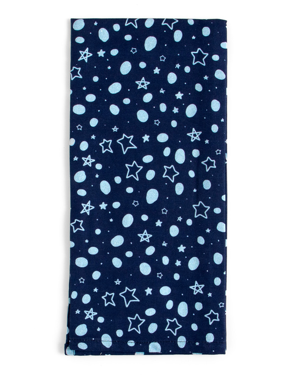 Blue Star Dots Tea Towel, 2 of 2