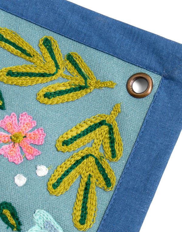 Families Little Women Embroidered Canvas Banner, 4 of 4