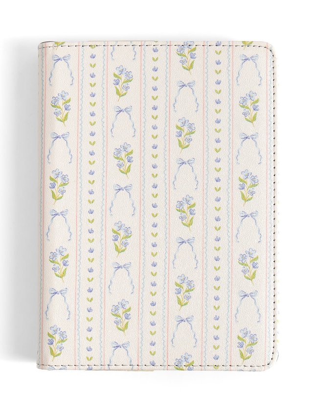 Blue Floral & Bows Kindle Paperwhite 12 Case with Handle, 1 of 2