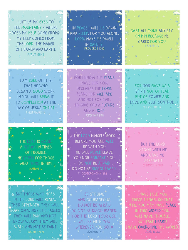 Verses for Peace – Bible Verse Card Set with Display Stand, 3 of 5
