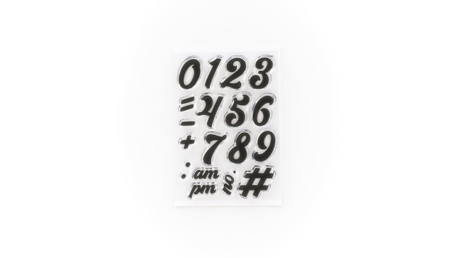 Numbers Are Awesome #6 4×6 Stamp Set, 1 of 3