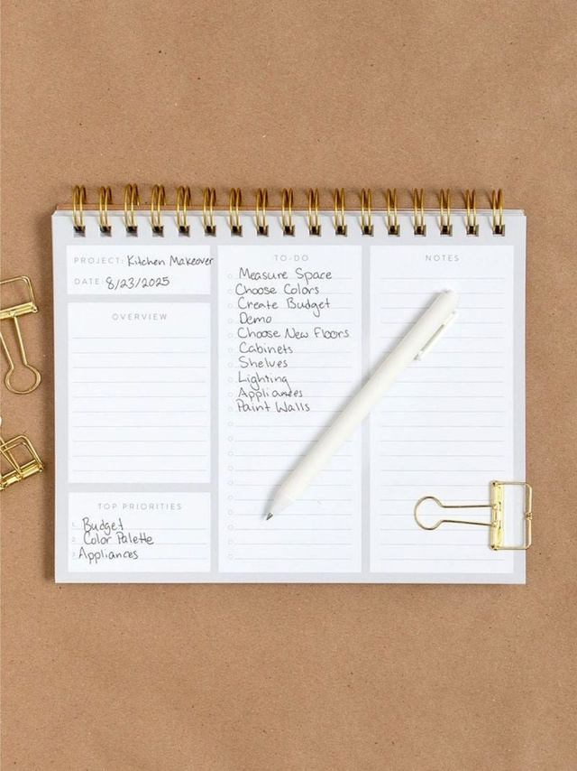 Undated Spiral Project Planner, 4 of 4