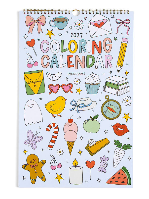 Color & Plan 2027 Spiral Hanging Wall Calendar, 6 of 9