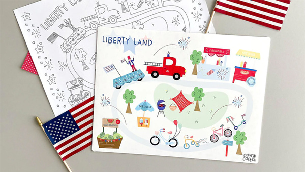 Mini Liberty Land Play Mat, 2 of 3
