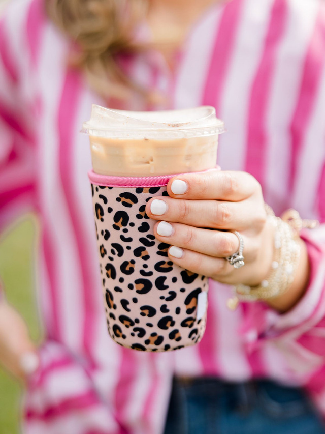 Leopard Print Drink Sleeve, 1 of 5