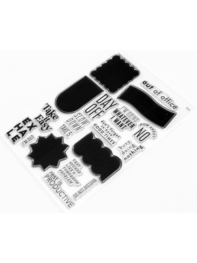 Stamp Set : 6×8 Day Off, 2 of 6