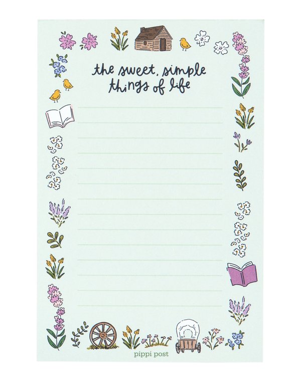 Sweet Simple Things Little House on the Prairie 4×6 Notepad, 2 of 3
