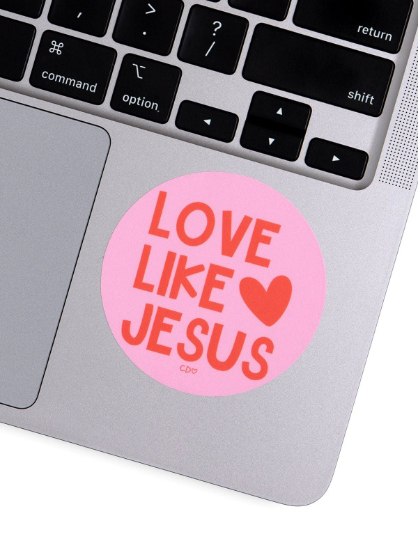 Love Like Jesus Decal Sticker, 2 of 4